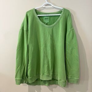Aerie Green Oversized Sweater